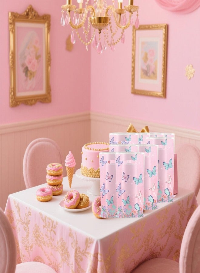 YYaaloa 30pcs Goodie Bags Party Favor Bags Plastic Candy Gift Bags Bulk for Birthday Baby shower Return Gift (Butterfly A 30pcs) - Image 4